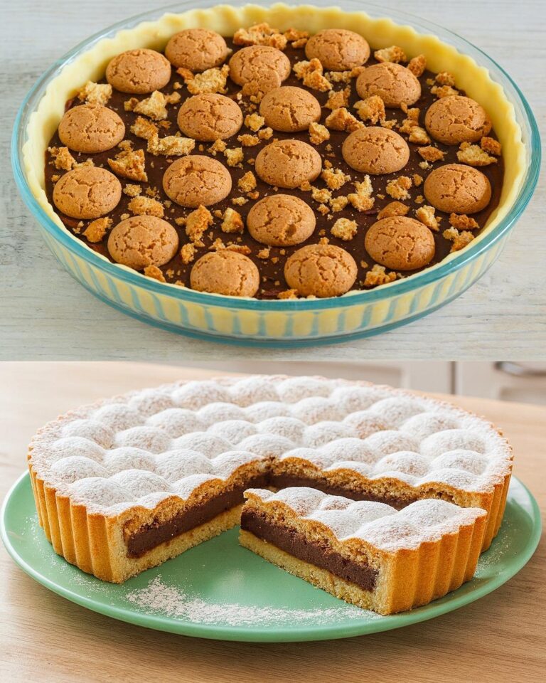 Crostata con amaretti: la ricetta perfetta con crema al cioccolato e pasta frolla fatta in casa