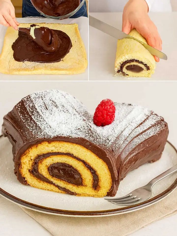 Tronchetto di Natale al cioccolato