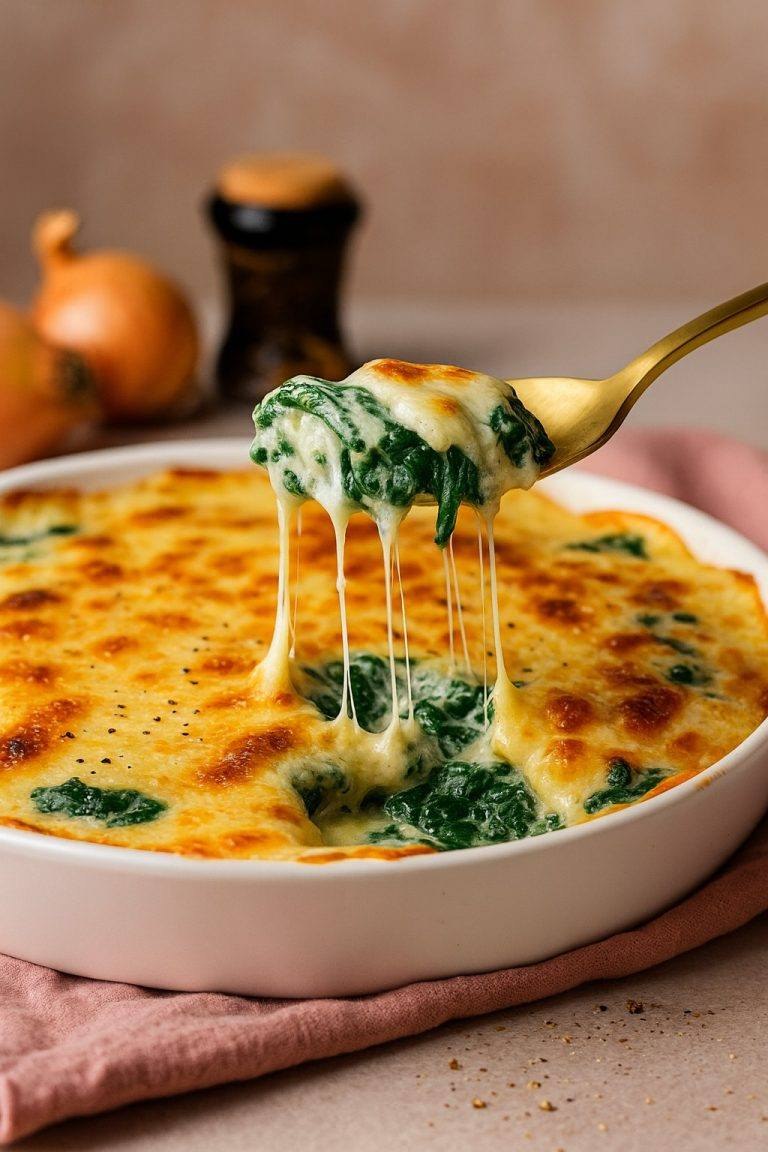 Ti insegnerò come preparare la casseruola di spinaci con le uova