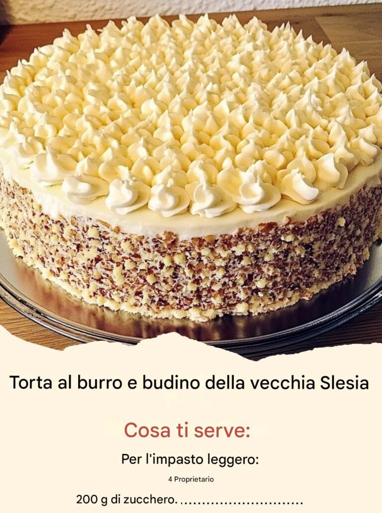 Torta al burro e budino della vecchia Slesia