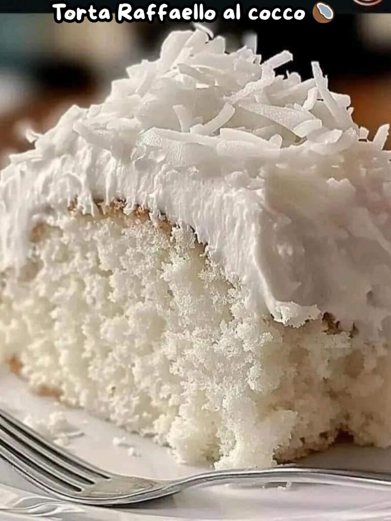 Torta Raffaello al cocco