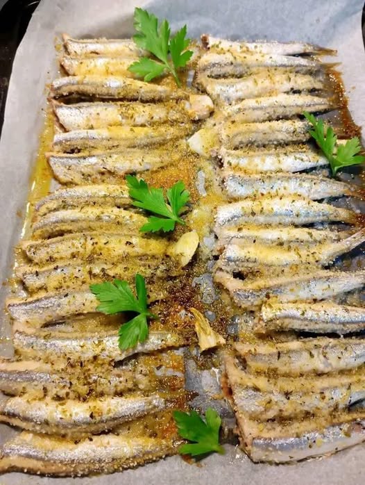 Alici al forno in 10 minuti