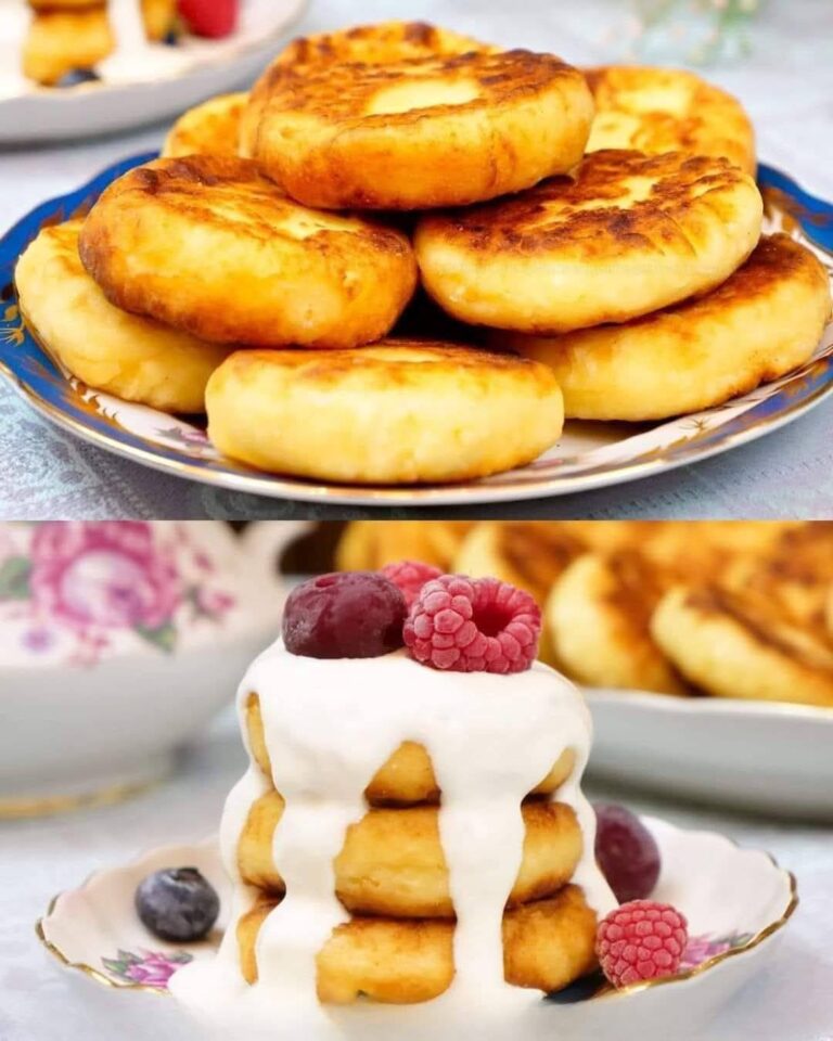 Frittelle classiche di ricotta (Syrniki)