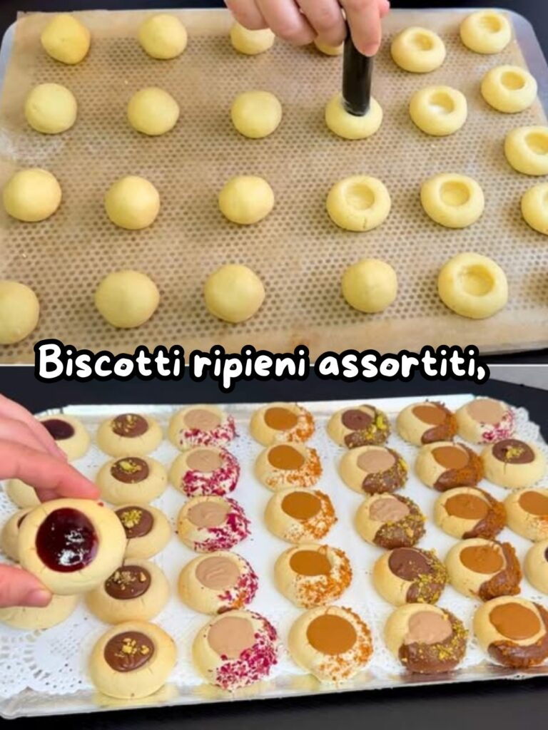 Biscotti ripieni assortiti