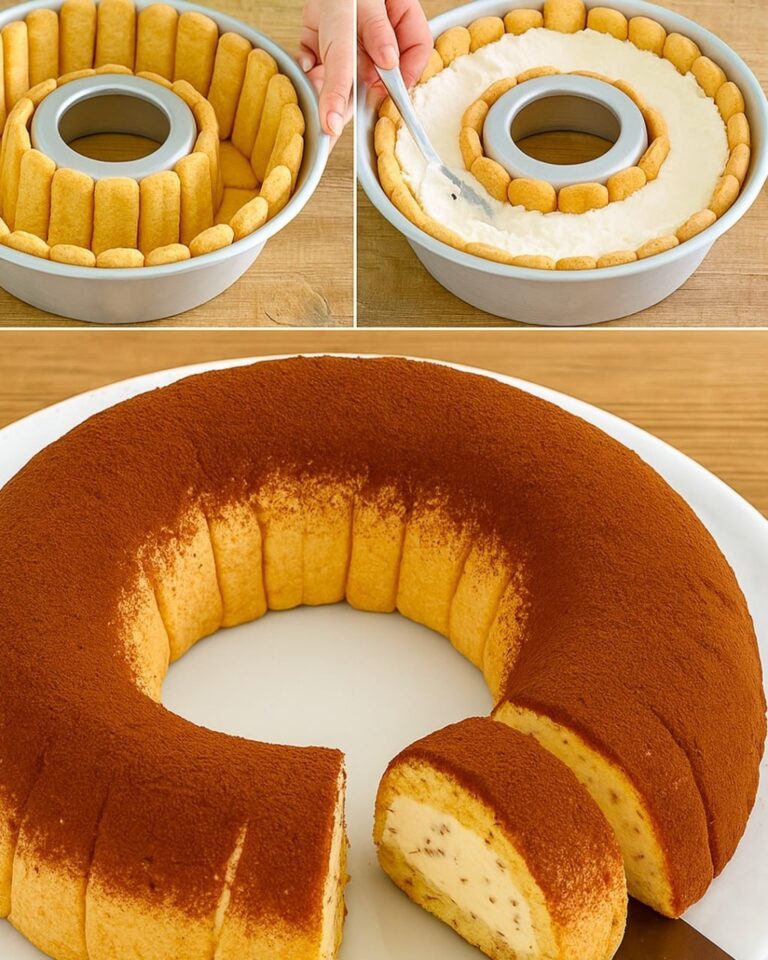 Ciambella Fredda con Pavesini e Yogurt