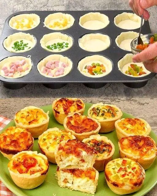 Cestini di Pasta Sfoglia Ripieni