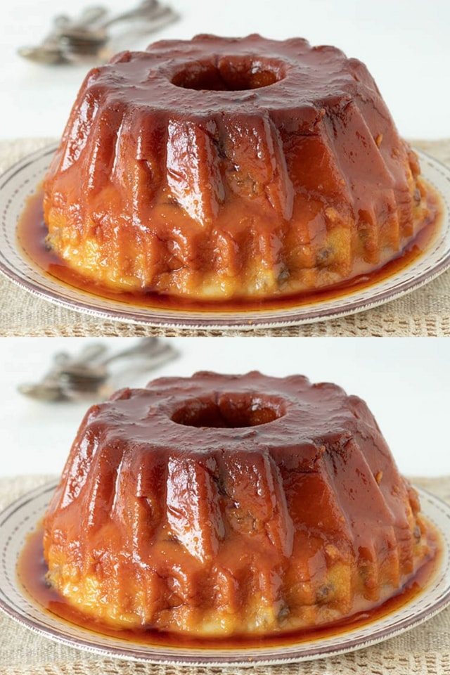 Budino di semolino e uvetta