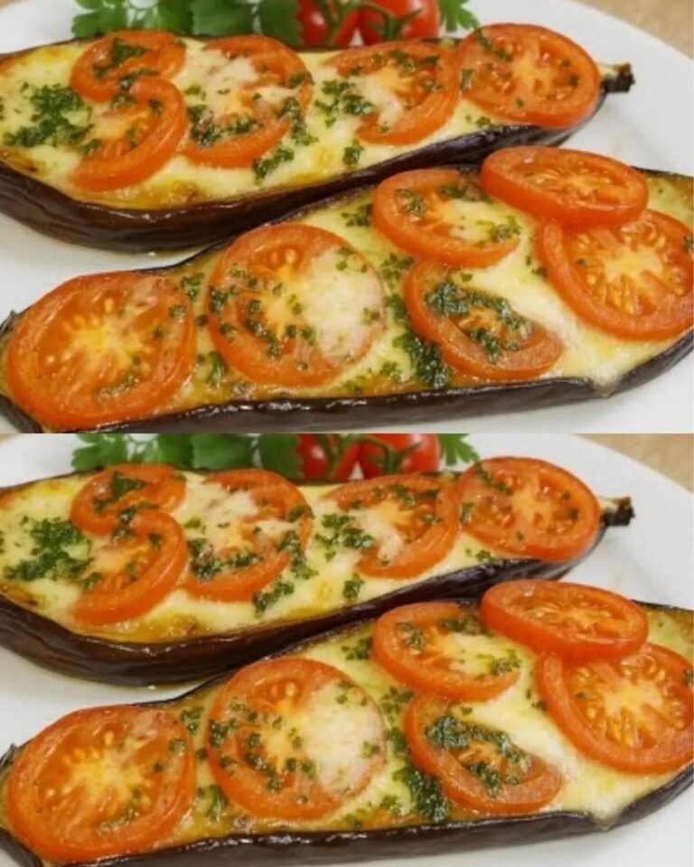 Melanzane al forno con mozzarella e pomodoro