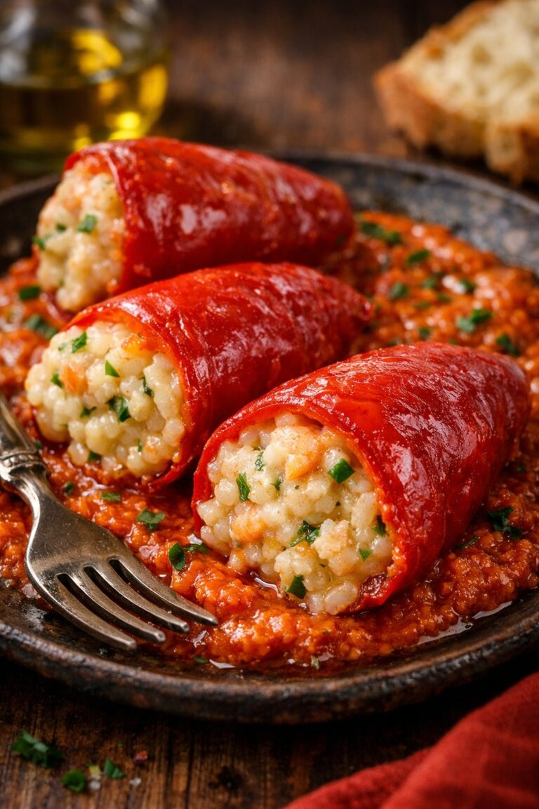 Peperoni del Piquillo ripieni di baccalà