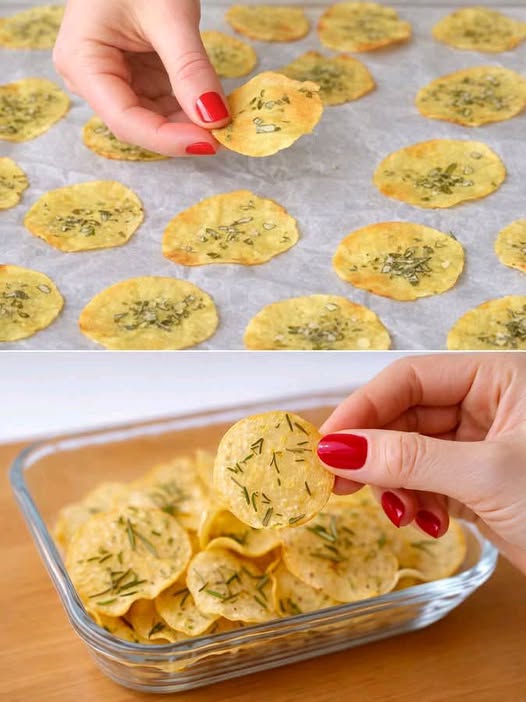 Chips di ceci croccanti e leggere